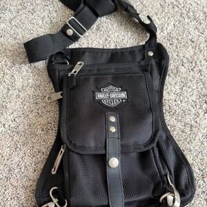 Harley-Davidson Black Mesh Shoulder Bag
